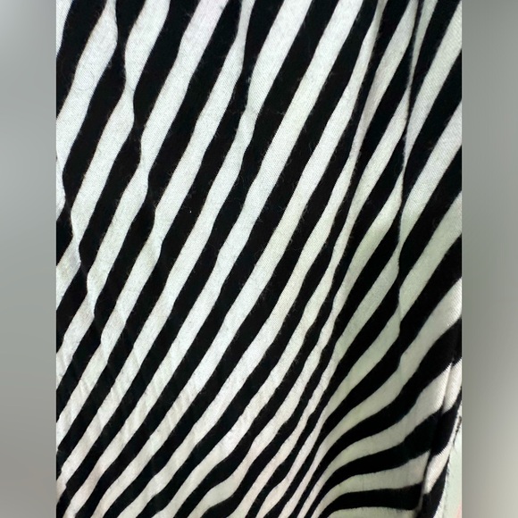 Max Studio Maxi Skirt, B&W strips, Large - Picture 2 of 3